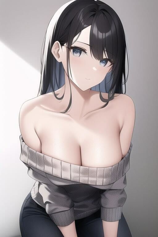「健全な」セーター娘 - サンプル画像 2