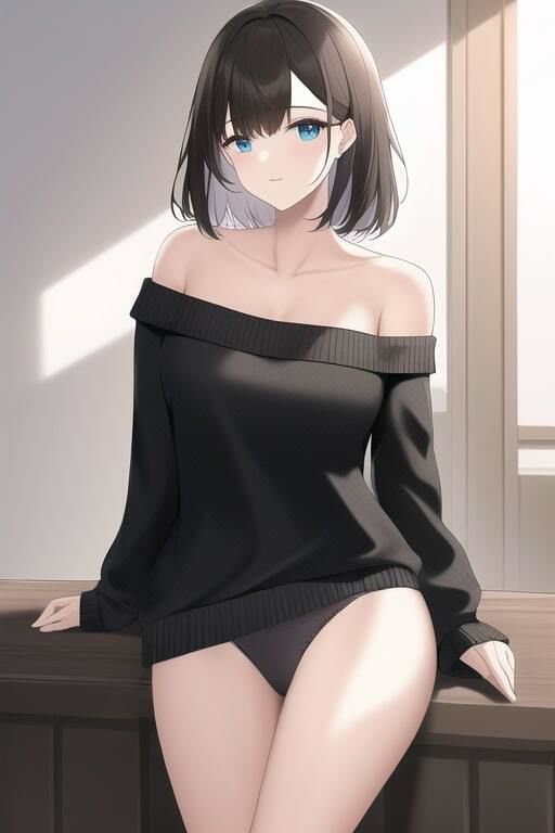 「健全な」セーター娘 - サンプル画像 3