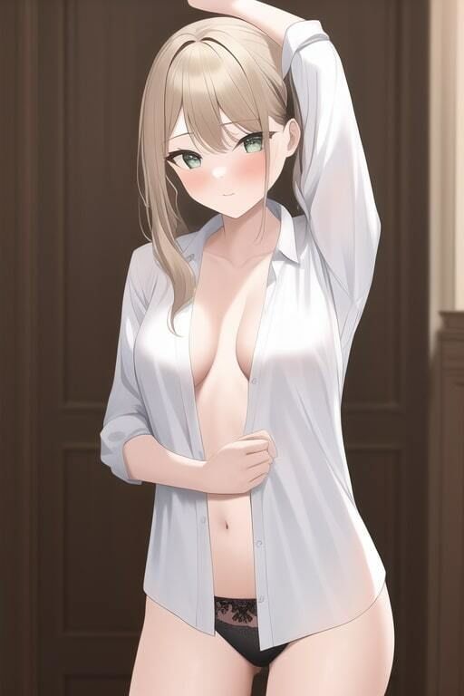 「健全な」裸Yシャツ彼女 - サンプル画像 5