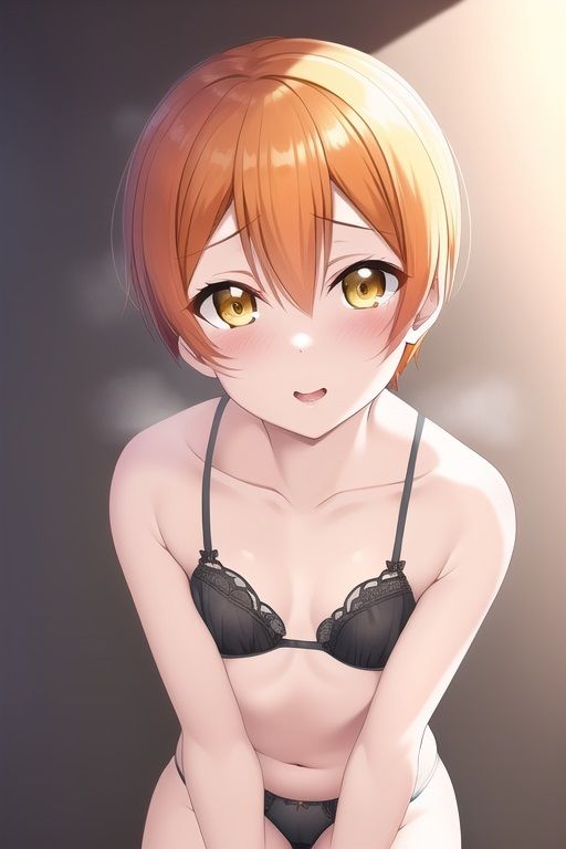 ラ○ライブ！CG集 星○凛（黒下着） R-18あり - サンプル画像 3