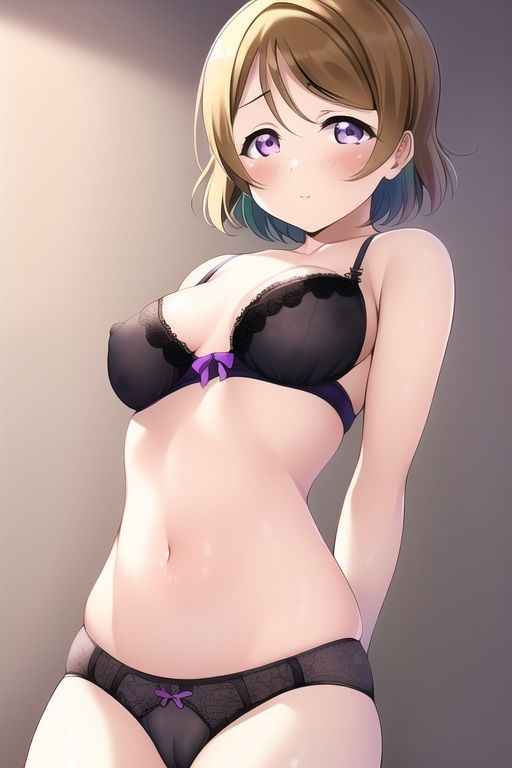 ラ○ライブ！CG集 小○花陽（黒下着） R-18あり - サンプル画像 3