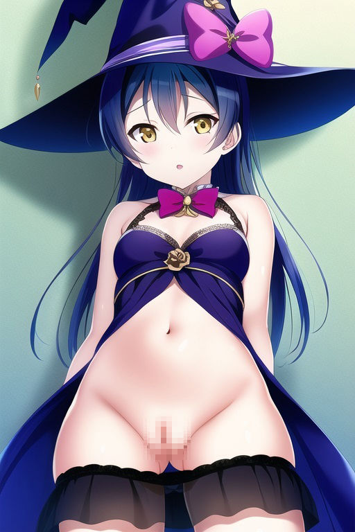 ラ○ライブ！CG集 園〇海未（魔女コス） R-18あり - サンプル画像 7