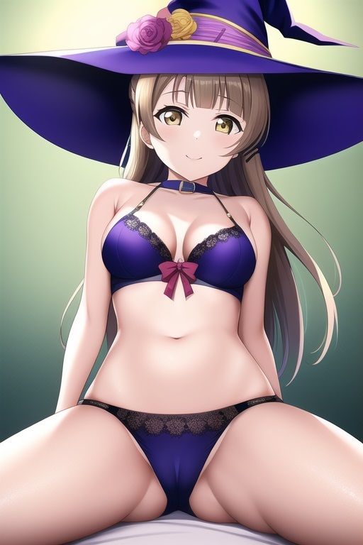 ラ○ライブ！CG集 南こ〇り （魔女コス） R-18あり - サンプル画像 1