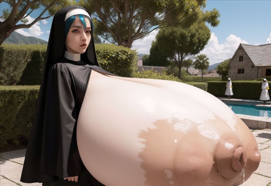 実写風超乳シスター - サンプル画像 2