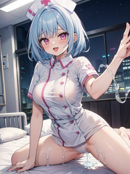 巨乳ナース淫乱診断 - サンプル画像 1