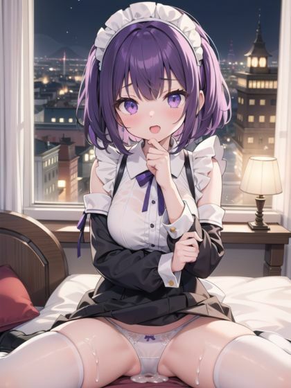 淫乱巨乳メイド - サンプル画像 1