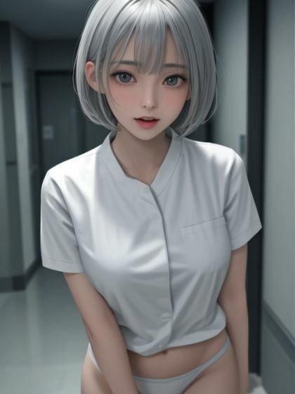 洗脳された淫乱美少女ナース - サンプル画像 1
