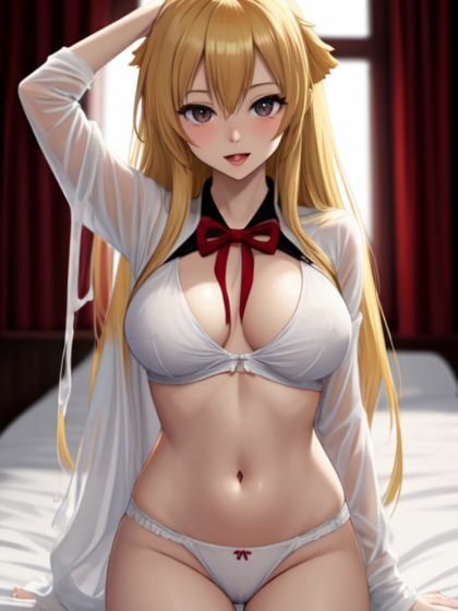 AI洗脳された淫乱ビッチギャル巫女 - サンプル画像 1