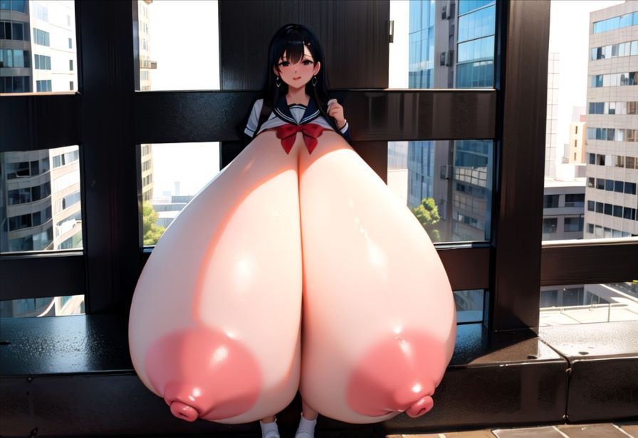 超乳露出62 - サンプル画像 2