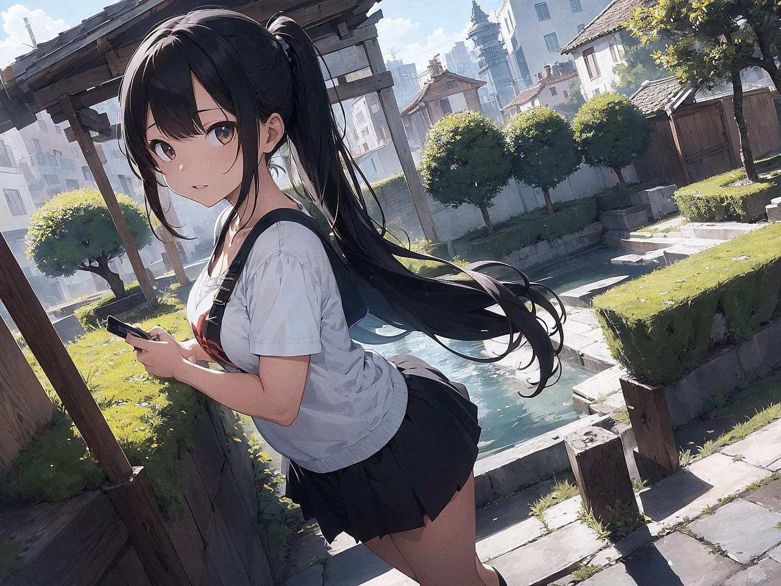女の子が訪れる家 - サンプル画像 1