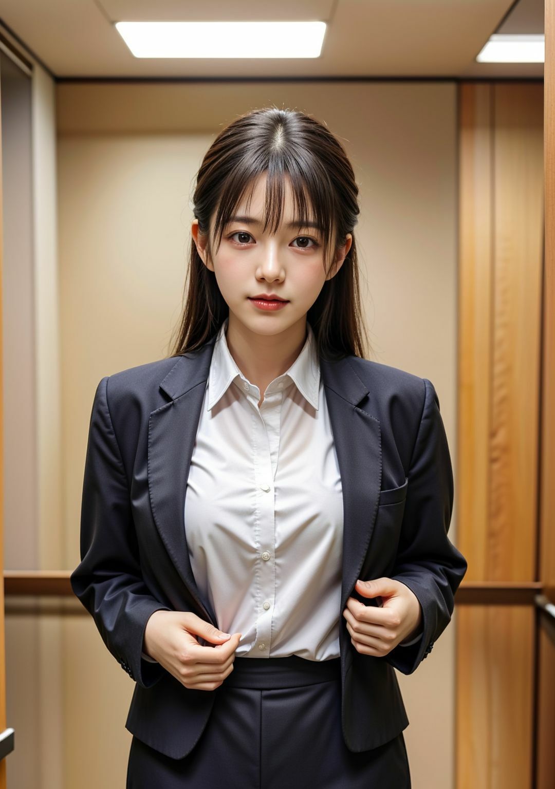 リクルートスーツを着た新入社員2 - サンプル画像 7