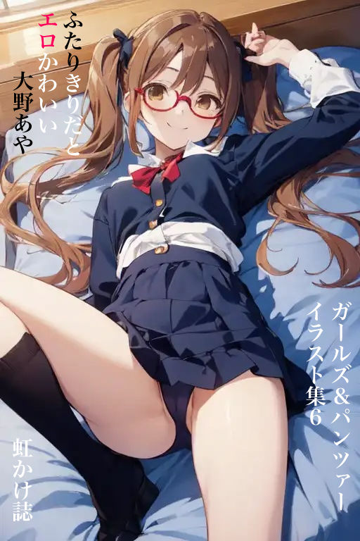 虹かけ誌 ガールズ＆パンツァー イラスト集6 ふたりきりだとエロかわいい大野あや - サンプル画像 1