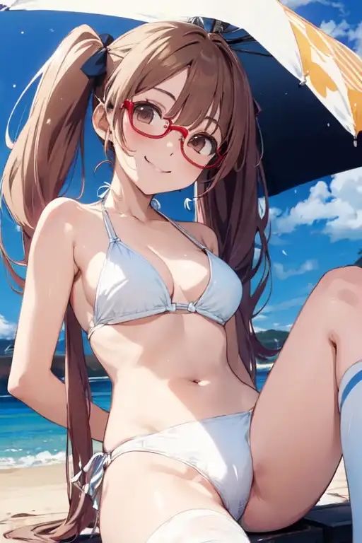 虹かけ誌 ガールズ＆パンツァー イラスト集6 ふたりきりだとエロかわいい大野あや - サンプル画像 5