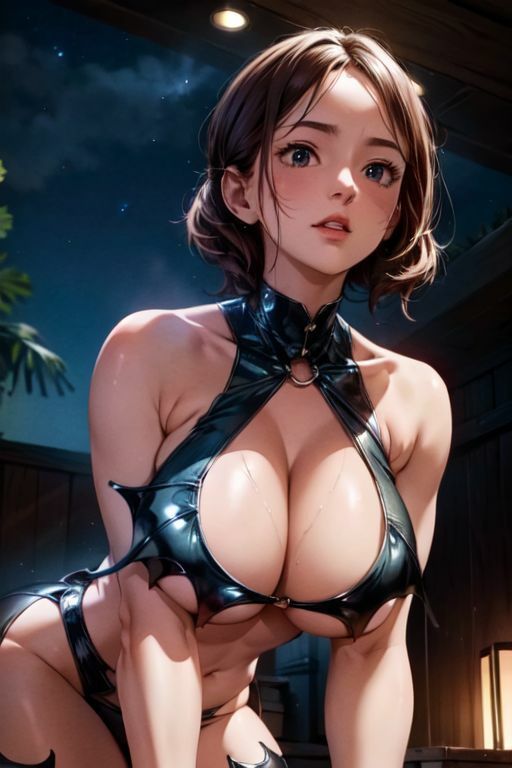 爆乳AI蝙蝠ランジェリー1 - サンプル画像 8