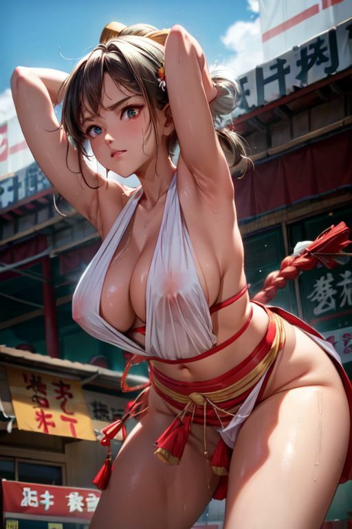 爆乳AIセクシー巫女1 - サンプル画像 6