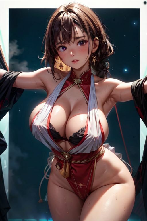 爆乳AIセクシー巫女1 - サンプル画像 8