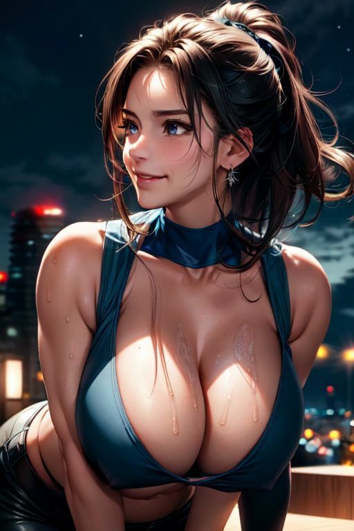 爆乳AIダウンブラウス1 - サンプル画像 8