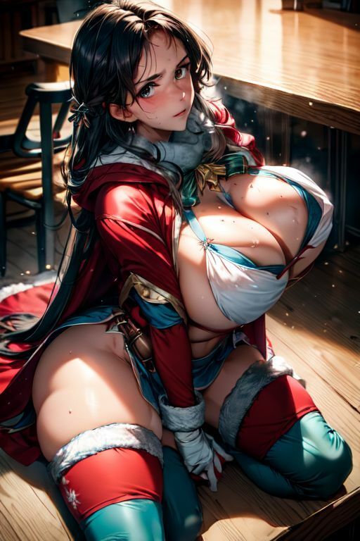 爆乳AIクリスマスビキニ1 - サンプル画像 9