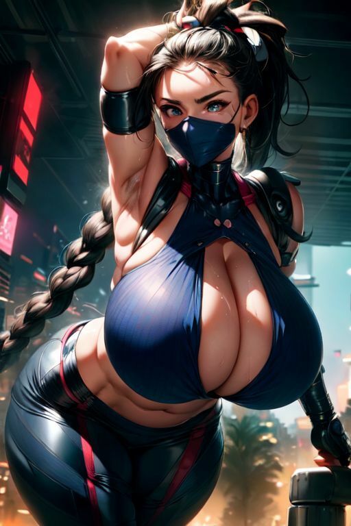 爆乳AIスパイダーウェブ1 - サンプル画像 5