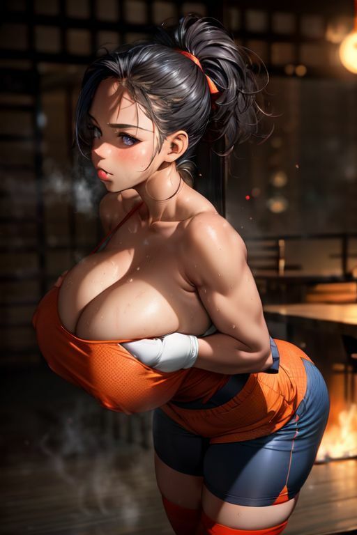 爆乳AIタイツ1 - サンプル画像 2