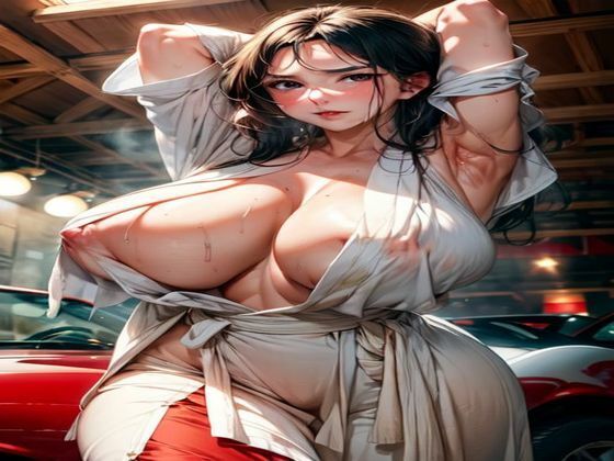 爆乳AI裸バスローブ1