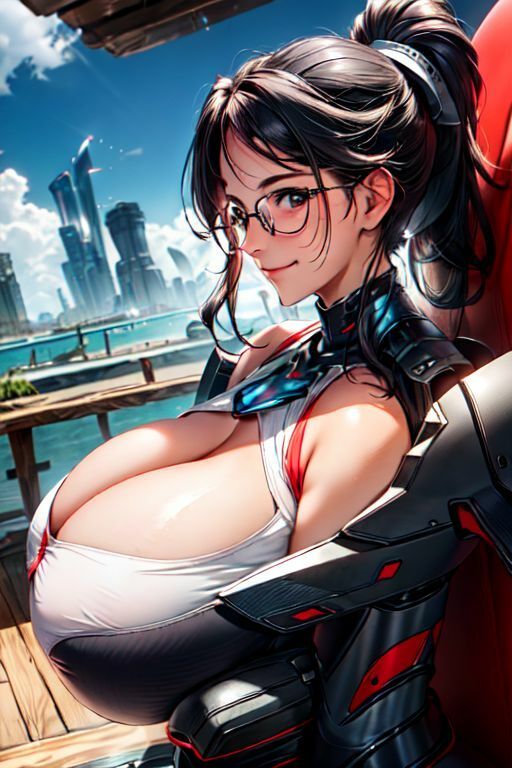 爆乳AI眼鏡娘1 - サンプル画像 9
