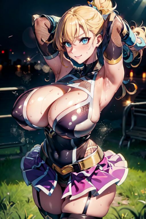 爆乳AIえっちなアイドル1 - サンプル画像 4