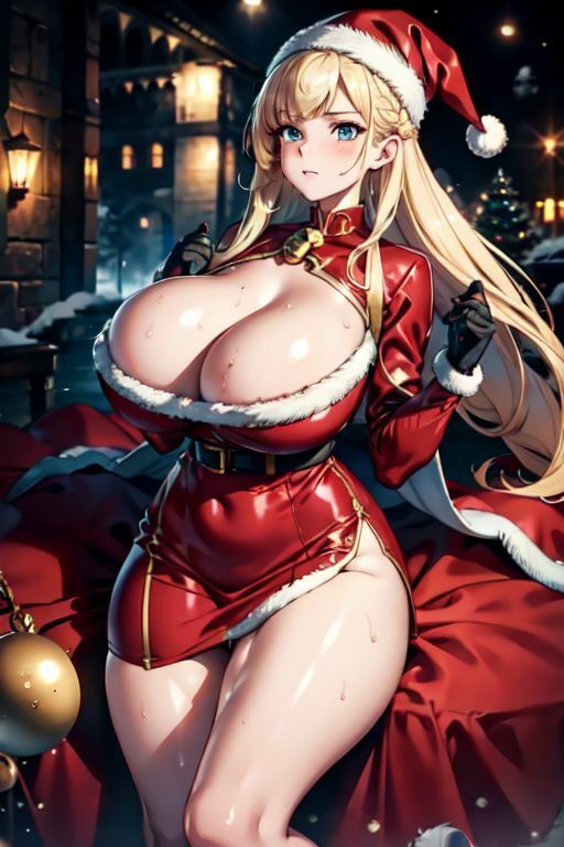 爆乳AIテカテカエロサンタ1 - サンプル画像 9