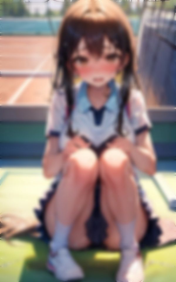 そんなに近くで見ないでください！テニス少女編 - サンプル画像 2