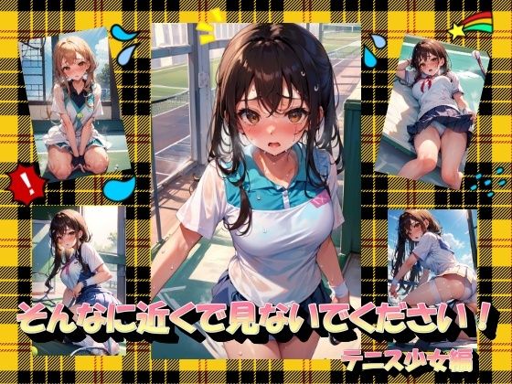 そんなに近くで見ないでください！テニス少女編
