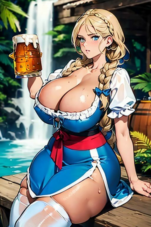 爆乳AIディアンドル1 - サンプル画像 8