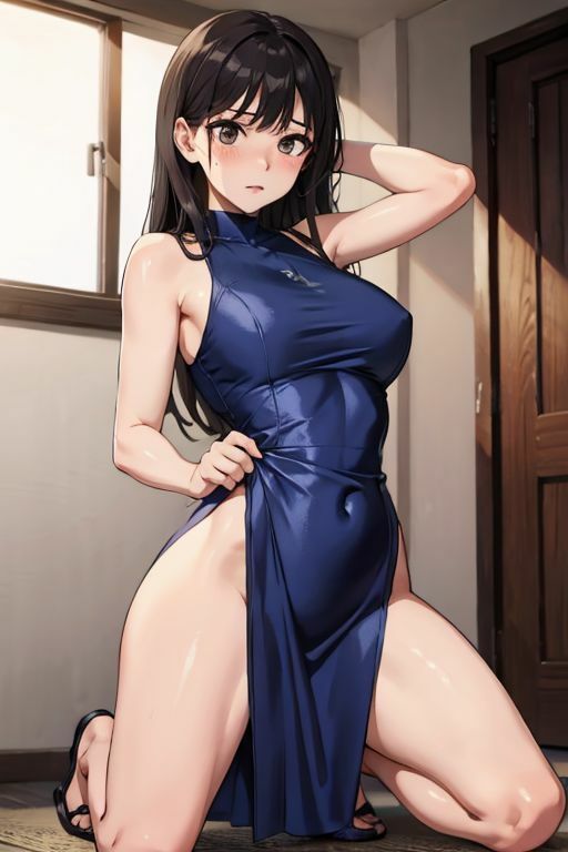 爆乳AIスク水素材1 - サンプル画像 5