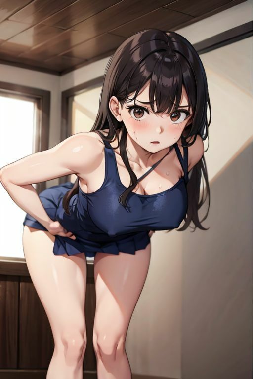 爆乳AIスク水素材1 - サンプル画像 7
