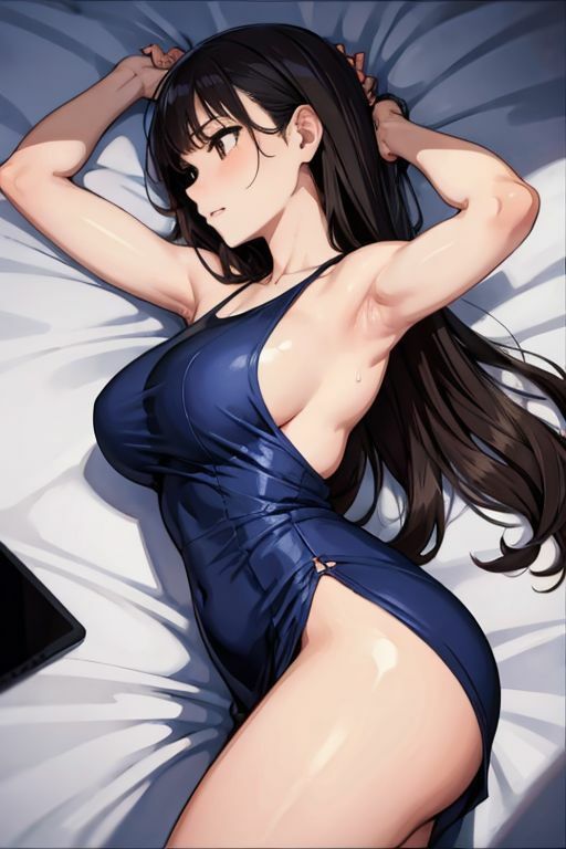 爆乳AIスク水素材1 - サンプル画像 8