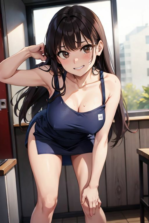 爆乳AIスク水素材1 - サンプル画像 9