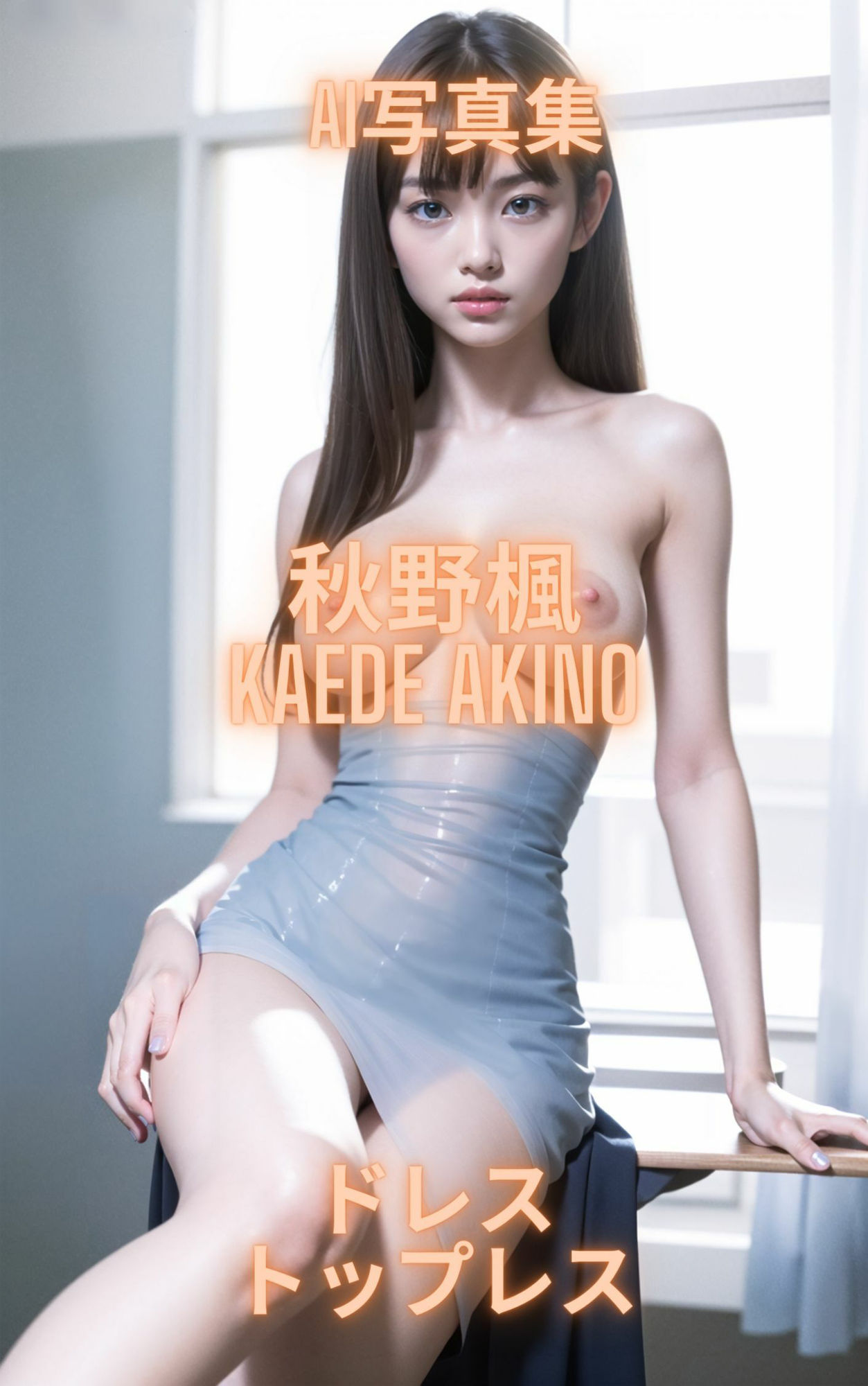 AI写真集 秋野楓 Kaede Akino ドレストップレス - サンプル画像 1