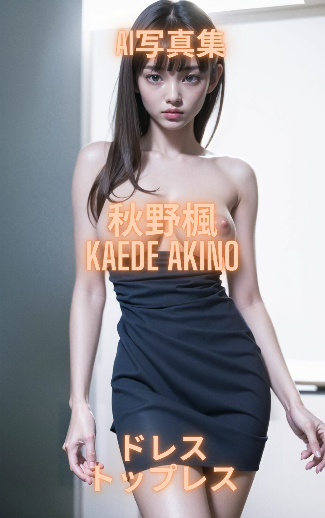 AI写真集 秋野楓 Kaede Akino ドレストップレス - サンプル画像 4