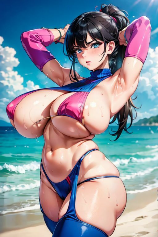 爆乳AIセーターおっぱい1 - サンプル画像 7