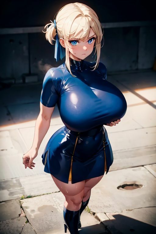 爆乳AIセクシーブルー1 - サンプル画像 7