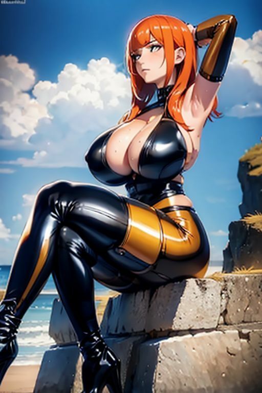 爆乳AIてっかてかスーツ1 - サンプル画像 10