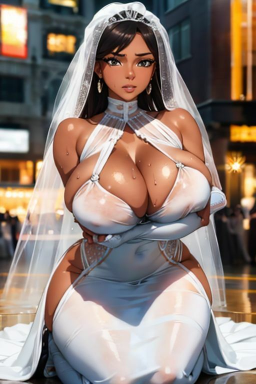 爆乳AI結婚式1 - サンプル画像 5