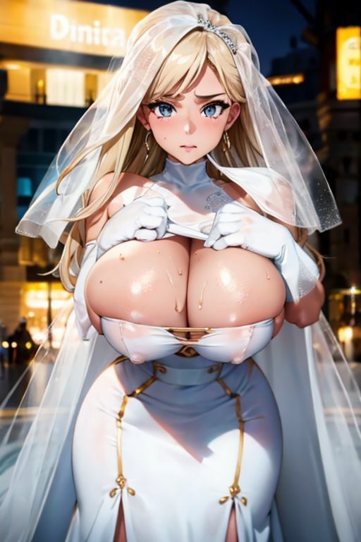 爆乳AI結婚式1 - サンプル画像 7