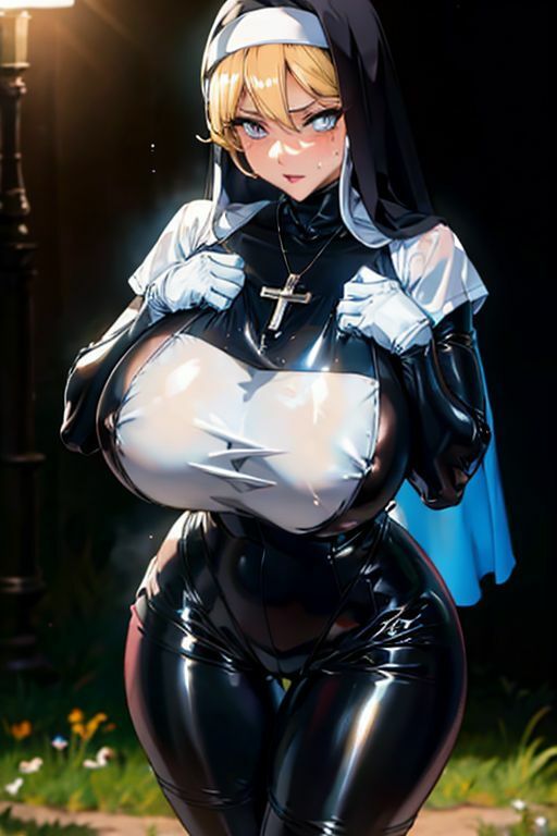 爆乳AIてかてか修道女1 - サンプル画像 5