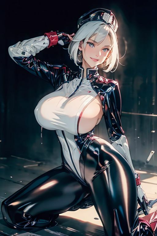 爆乳AIセクシーオフィサー1 - サンプル画像 10