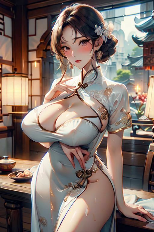 爆乳AIどしこりチャイナ1 - サンプル画像 6