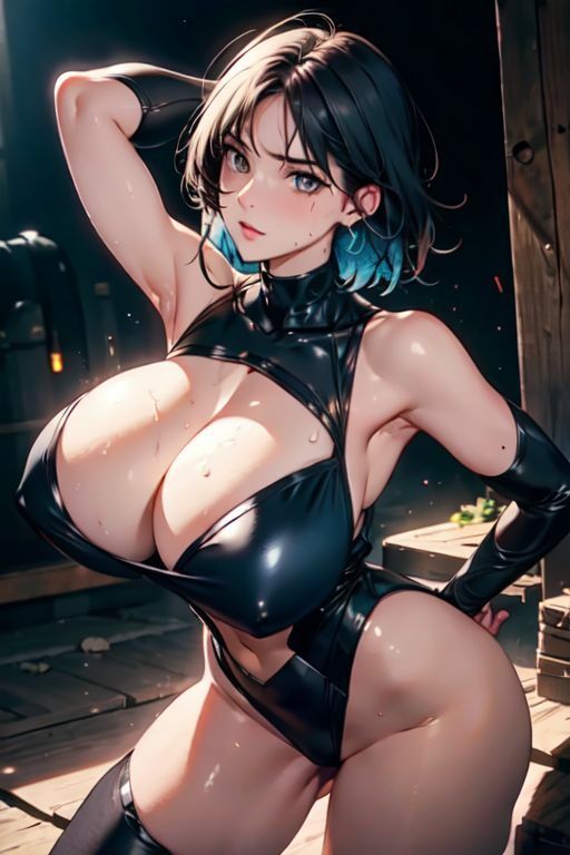 爆乳AIどしこりレオタード1 - サンプル画像 7