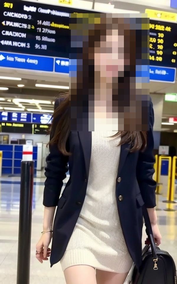 レスな人妻と空港デートへ行った - サンプル画像 5