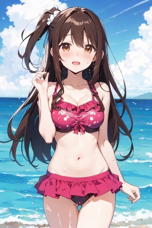 虹かけ誌 アイドルマスター イラスト集10 島村卯月W 25歳ぐらい＆芸能界デビュー以前 - サンプル画像 3