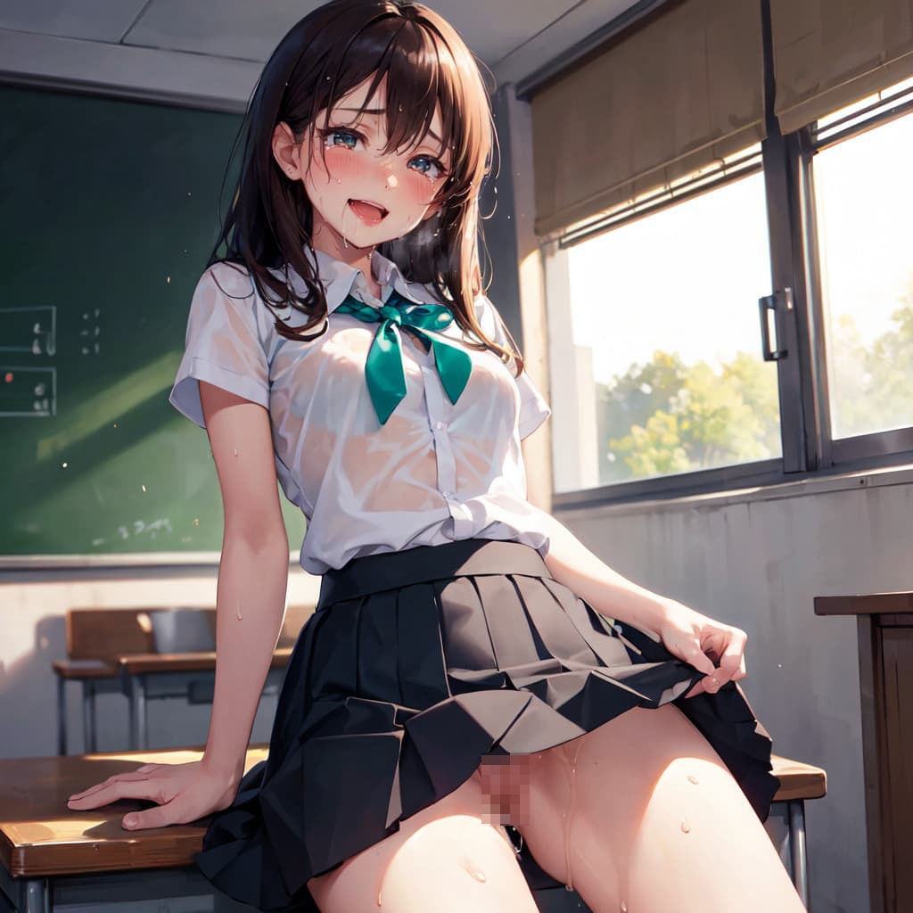 性教育のモデル教材にされた女の子 オナニー実習 - サンプル画像 9