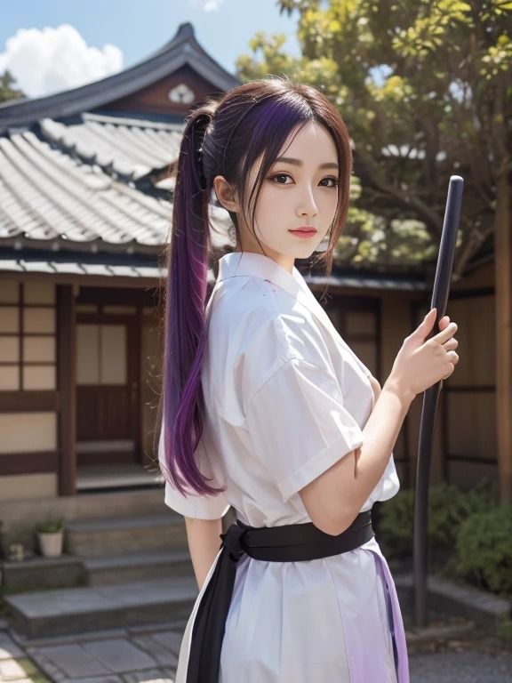 影の美女: くノ一の魅力的な瞬間 - サンプル画像 3